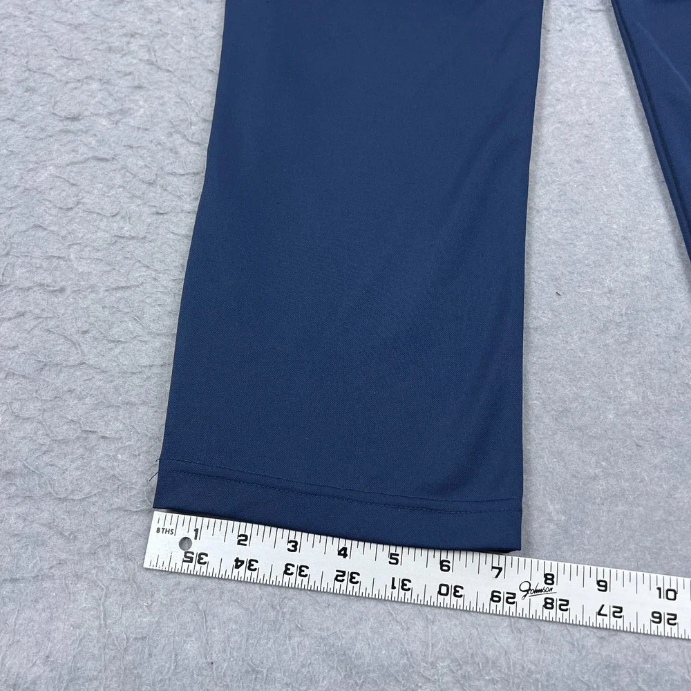 Nike Pants Womens Large Blue Epic Training Joggers Ankle Zip Warmup Track 836120